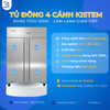 Tủ Đông 4 Cánh 1200L KISTEM KIS-XFGN45F, Hệ Thống Làm Lạnh Gián Tiếp 