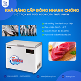  Tủ Đông Âm Sâu Cá Ngừ, Dung Tích 200L, Nhiệt Độ -50°C LASSELE LOC-251F 