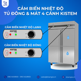  Tủ Đông Mát 4 Cánh 800L KISTEM KIS-XF45HRF, Công Nghệ Làm Lạnh Gián Tiếp 
