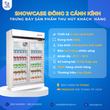  Tủ Đông Trưng Bày 2 Cánh Kính, Dung Tích 925L KISTEM KIS-XS92F2Y 