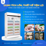  Tủ Đông Trưng Bày 2 Cánh Kính, Dung Tích 925L KISTEM KIS-XS92F2Y 