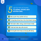  Tủ Đông Trưng Bày Dung Tích 393L, Cánh Kính KISTEM KIS-XSD50F 