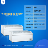  Tủ Đông Trưng Bày Dung Tích 456L KISTEM KIS-XSD70F 
