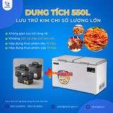  Tủ Lạnh Bảo Quản Kim Chi, Dung Tích 550L, Hàn Quốc, LASSELE LOK-6211R 