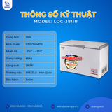  Tủ Lạnh Kim Chi Dung Tích 350L, Chính Hãng Hàn Quốc LASSELE LOK-3811R 
