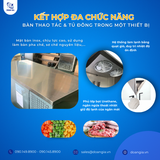  Tủ Bàn Mát 1M2, 215L KISTEM KIS-XFT12R, Công Nghệ Làm Lạnh Gián Tiếp 