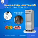  Tủ Mát 2 Cánh 369L KISTEM KIS-XD25R, Công Nghệ Làm Lạnh Trực Tiếp 