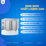 Tủ Bàn Mát 2 Cánh 1M2 KISTEM KIS-XDT12R, Công Nghệ Làm Lạnh Trực Tiếp 