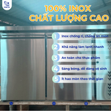  Bàn Mát 3 Cánh, 339L KISTEM KIS-XFT17R, Công Nghệ Làm Lạnh Gián Tiếp 