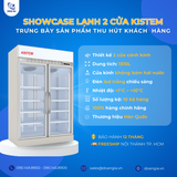  Tủ Mát Trưng Bày Dung Tích 1310L, Cửa Tự Đóng, Có Điện Trở Sưởi KISTEM KIS-XS130R2 