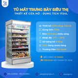  Tủ Mát Siêu Thị Dung Tích 1724L, Cửa Hở, Hàn Quốc KISTEM KIS-XO18RN 