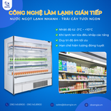  Tủ Trưng Bày Siêu Thị, Dung Tích 610L, 8 Tầng, Cửa Hở KISTEM KIS-XO12RY 