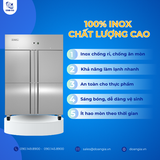  Tủ Mát 4 Cánh 1200L KISTEM KIS-XFGN45R, Công Nghệ Làm Lạnh Gián Tiếp 