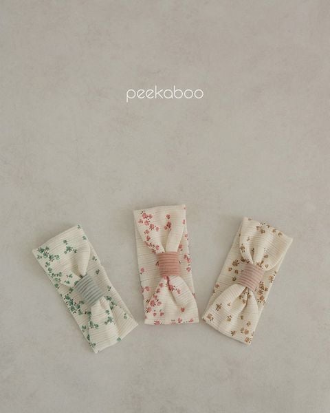  |Peekaboo| Nơ turban Rose P23-019 