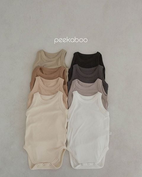  |Peekaboo| Bodysuit cúc đũng (không quần) Ice H23-055 