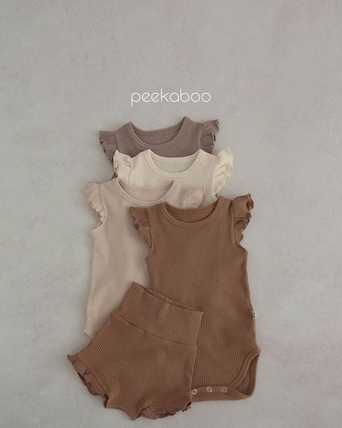  |Peekaboo| Bodysuit cúc đũng kèm quần Tinkerbell H23-061 