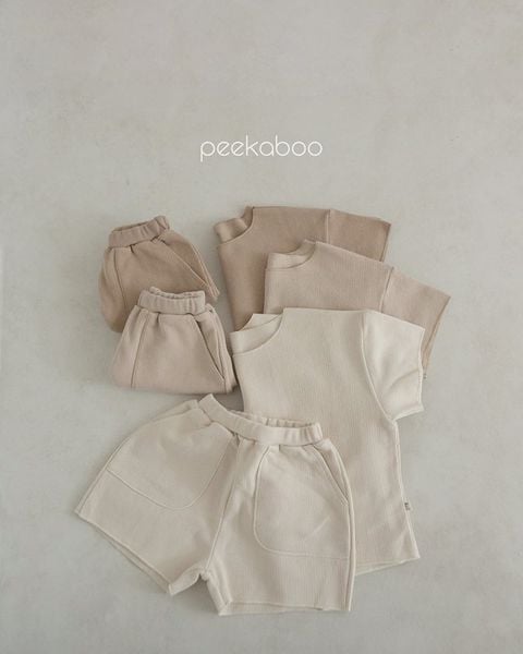  |Peekaboo| Bộ quần áo Milk H23-38 