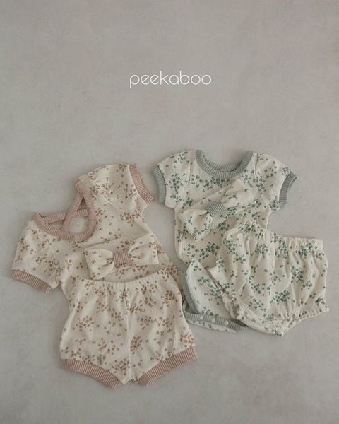  |Peekaboo| Bộ quần áo Rose H23-050 