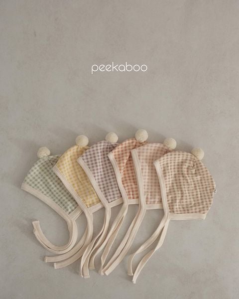  |Peekaboo| Mũ Check Check P23-006 