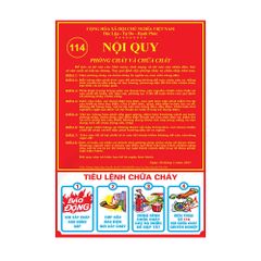 Bảng nội quy, tiêu lệnh Mica 2 trong 1