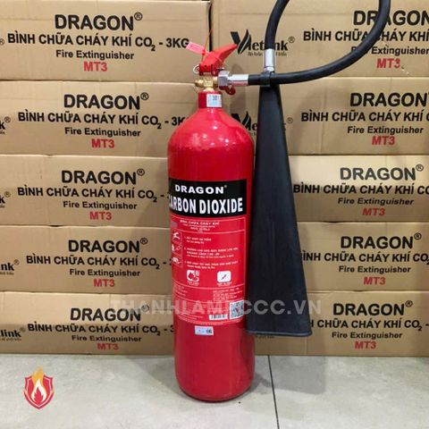 Bình chữa cháy Dragon CO2 5Kg (Có tem kiểm định)