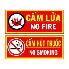Bảng cấm lửa cấm thuốc tôn