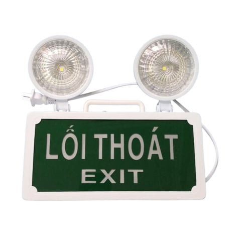 Đèn sự cố kết hợp Exit thoát hiểm (Tem kiểm định)