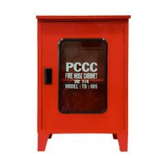 Tủ chữa cháy ngoài trời 500x700x220 có chân mái xéo