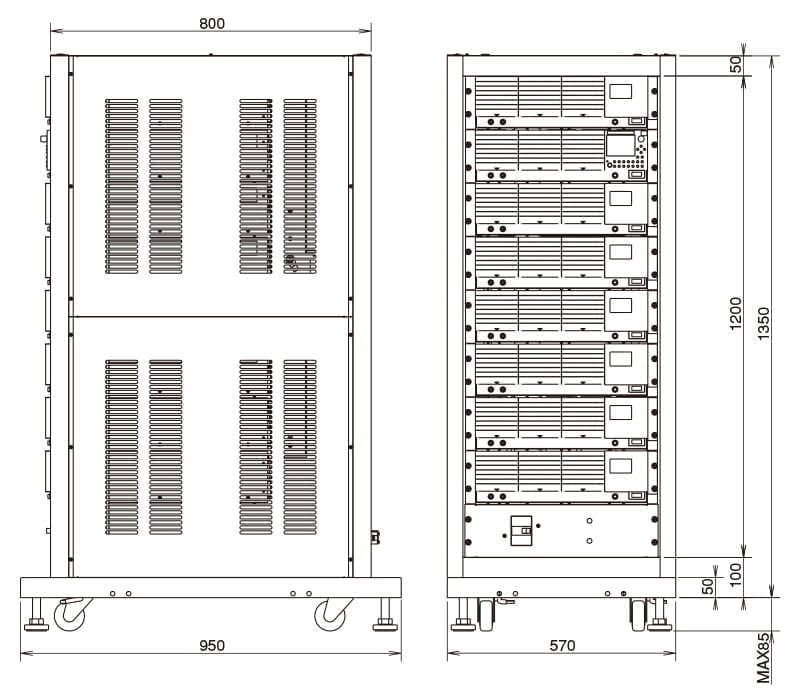 Máy cấp nguồn lưỡng cực thông minh công suất lớn PBZ20-200 BP