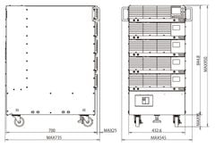 Máy cấp nguồn lưỡng cực thông minh công suất lớn PBZ40-50 SR