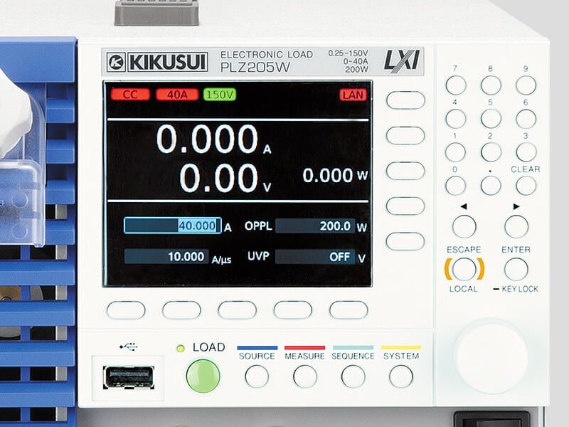 Tải Điện Tử DC Kikusui PLZ1205W: Giải Pháp Kiểm Tra Nguồn DC Công Suất Cao