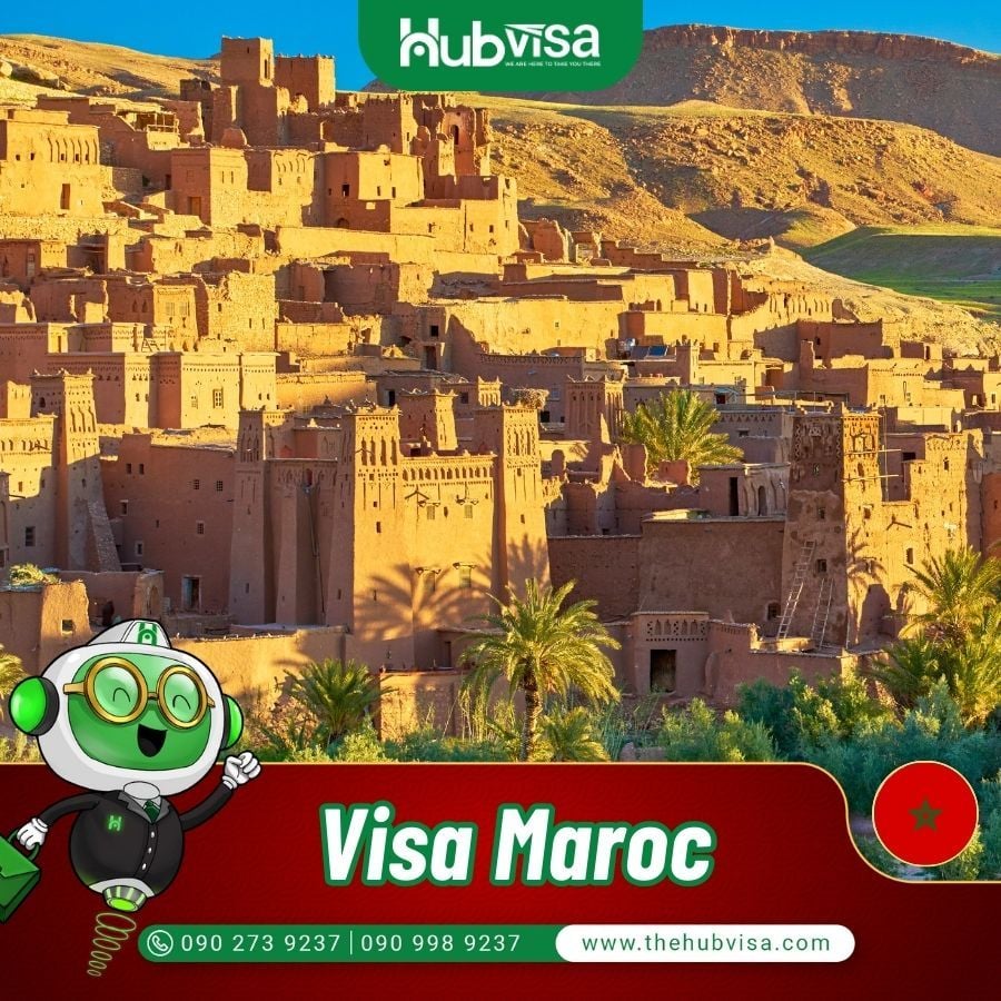  Dịch vụ làm Visa Maroc du lịch & công tác 