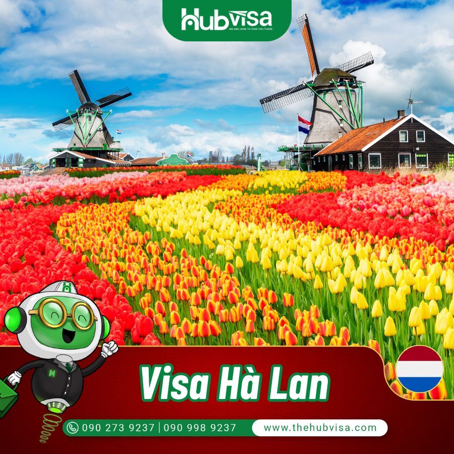  Dịch vụ xin Visa Hà Lan du lịch, công tác, thăm thân 