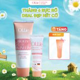  COMBO 1 Kem Tẩy Lông Ollie HƯƠNG ĐÀO và 1 Kem Dưỡng Ollie - Tặng que gạt - KTL002 