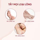 COMBO 1 Kem Tẩy Lông Ollie HƯƠNG ĐÀO và 1 Kem Dưỡng Ollie - Tặng que gạt - KTL002 