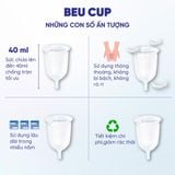  Combo 2 bộ Cốc nguyệt san Silicone y tế BeUCup - CNS002 