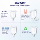  Combo 2 bộ Cốc nguyệt san Silicone y tế BeUCup 