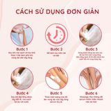  COMBO 1 Kem Tẩy Lông Ollie HƯƠNG ĐÀO và 1 Kem Dưỡng Ollie - Tặng que gạt - KTL002 