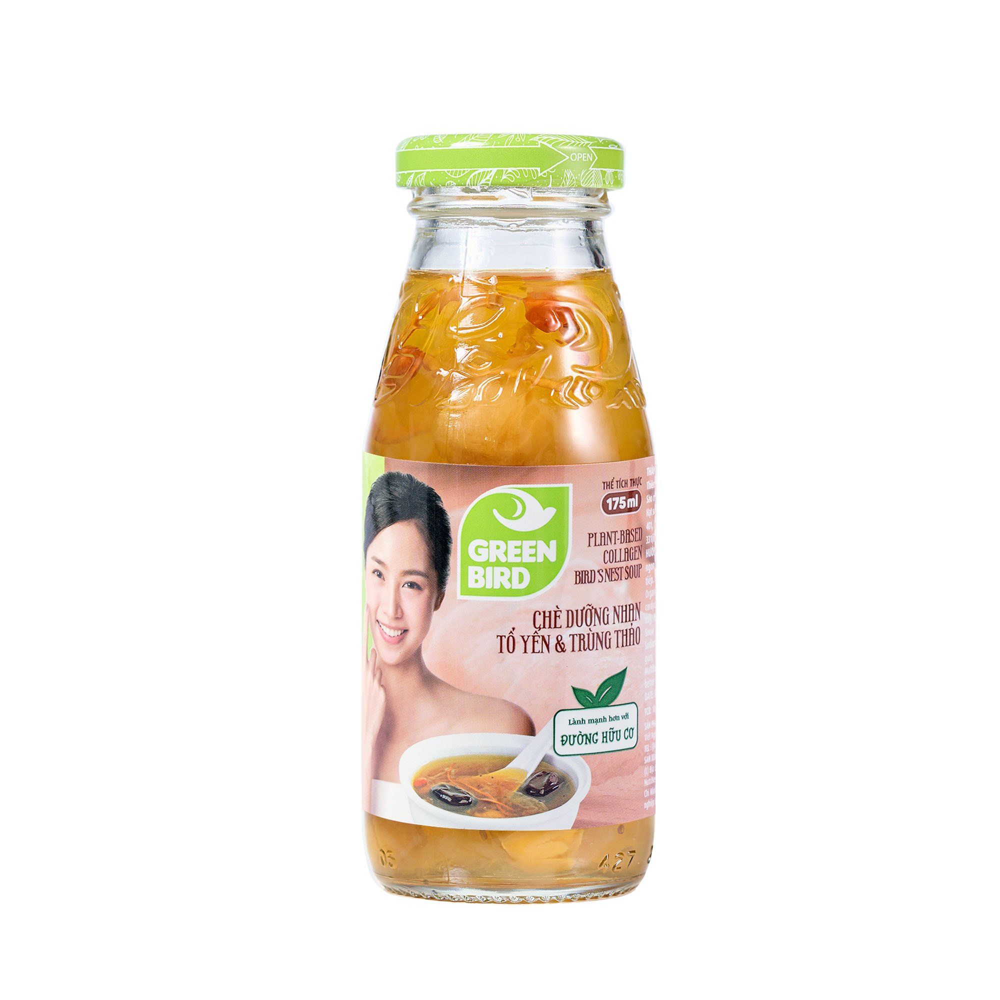  Chè Dưỡng Nhan Tổ Yến & Trùng Thảo 175ml - Lốc 6 chai 