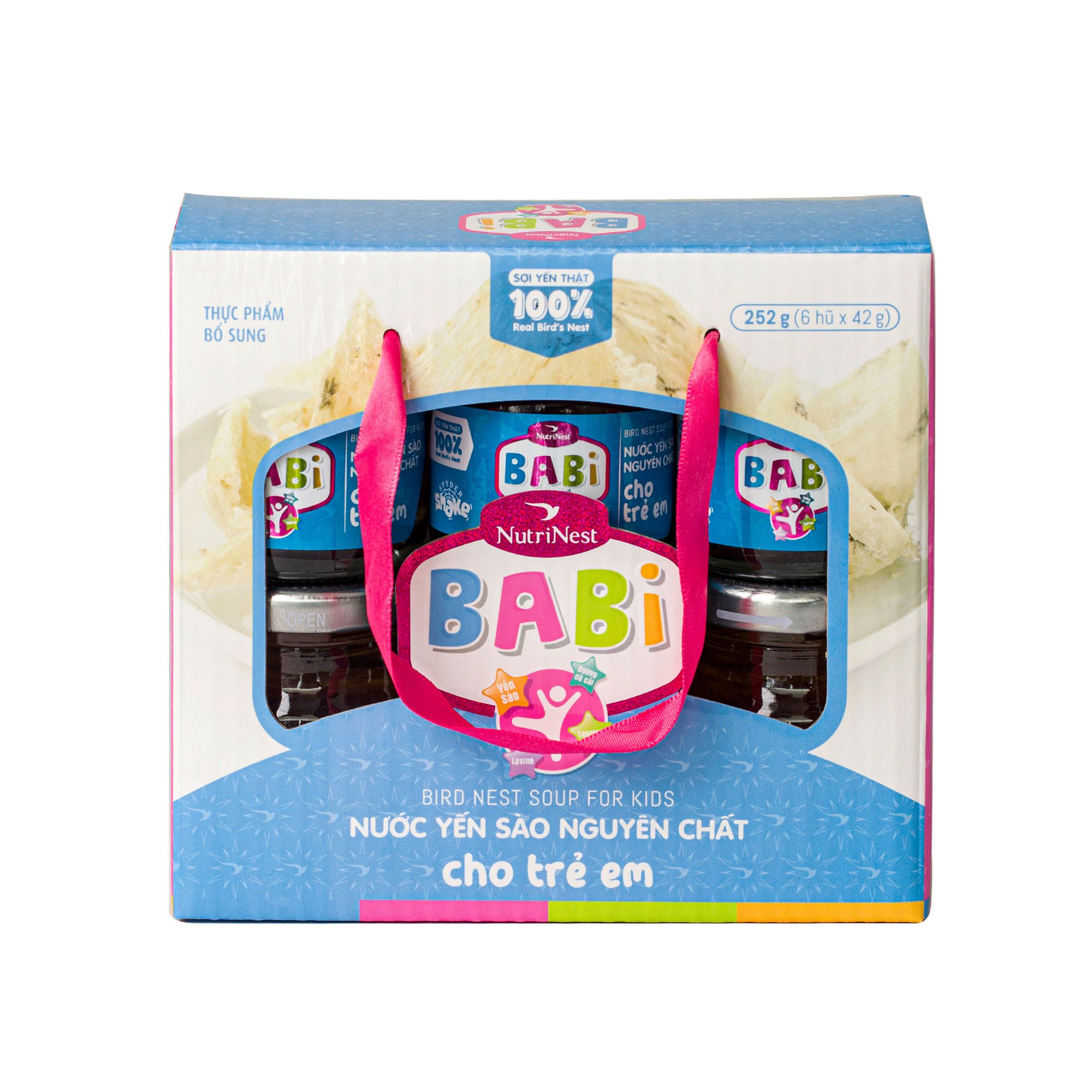  Thực Phẩm Bổ Sung Nước Yến Sào Nguyên Chất Cho Trẻ Em 42 g - Lốc 6 hũ 