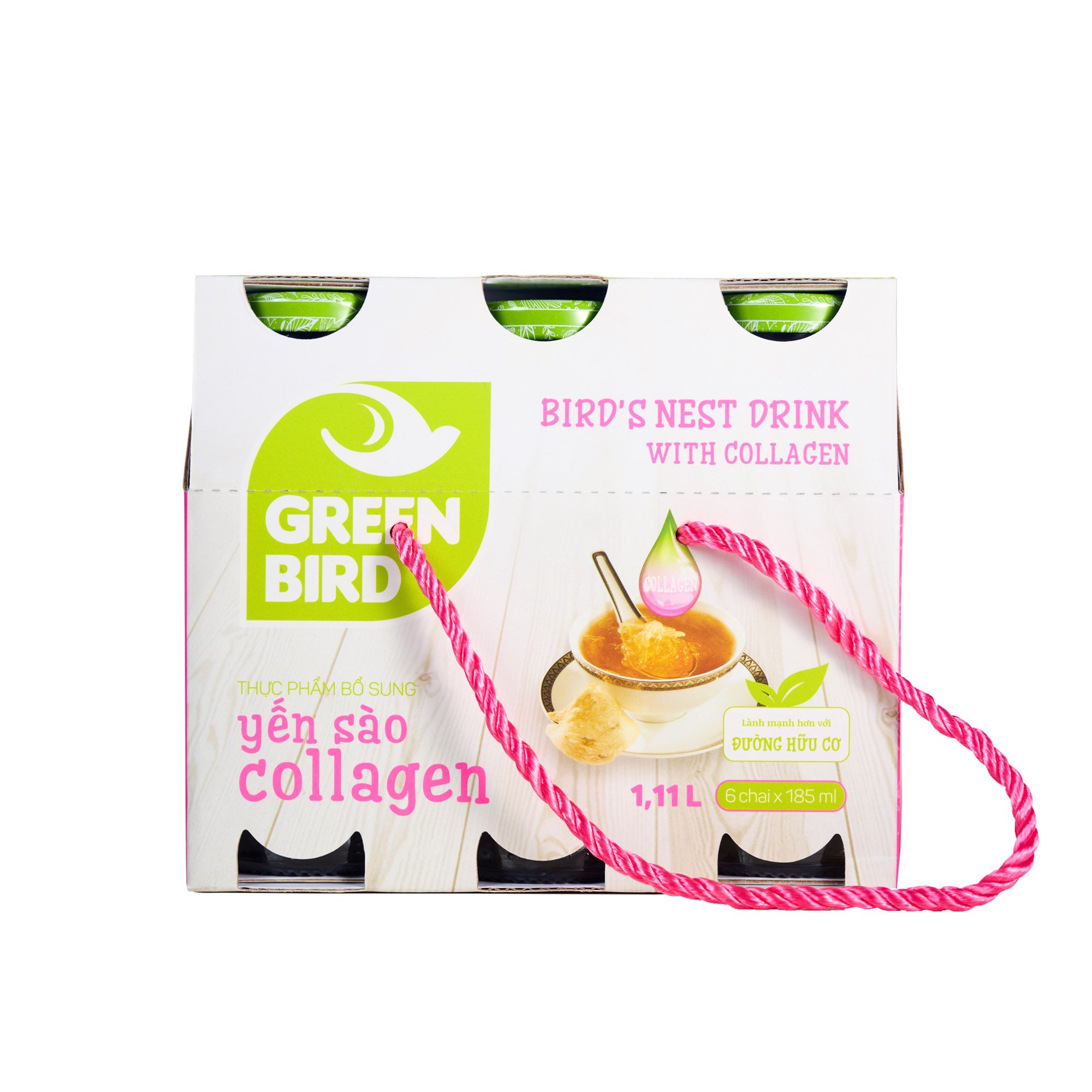  Dietary Supplement - Bird’s nest drink with collagen - Pack 6 bottles x 185ml 