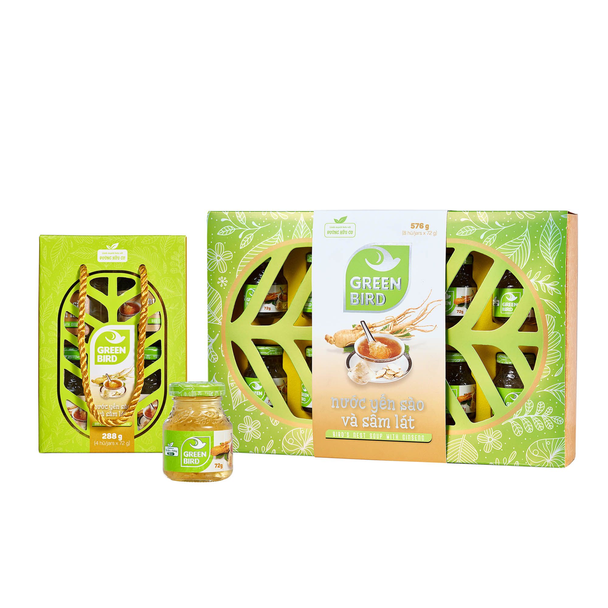  Bird's Nest Soup With Ginseng - Pack 4 jars x 72gr 