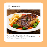  Lõi vai bò Canada cắt Steak (BeeFood) - Khay 180g 