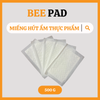 Miếng hút ẩm thực phẩm BeePad 13x8, 60ml - Túi 500 cái 