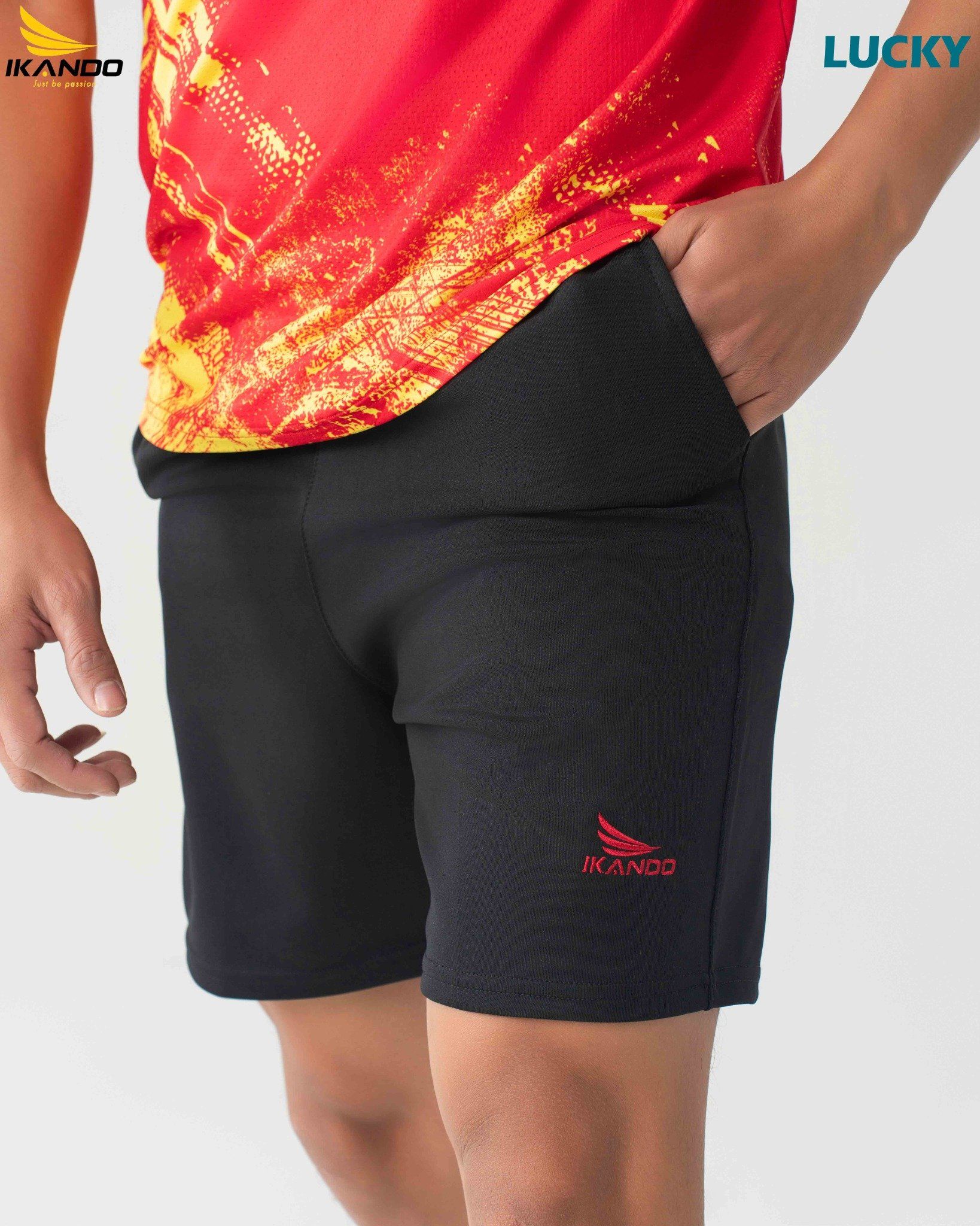 Quần Thể Thao Nam IKANDO MIK-03 Vải Thun Ya Co Giãn, Thoáng Mát