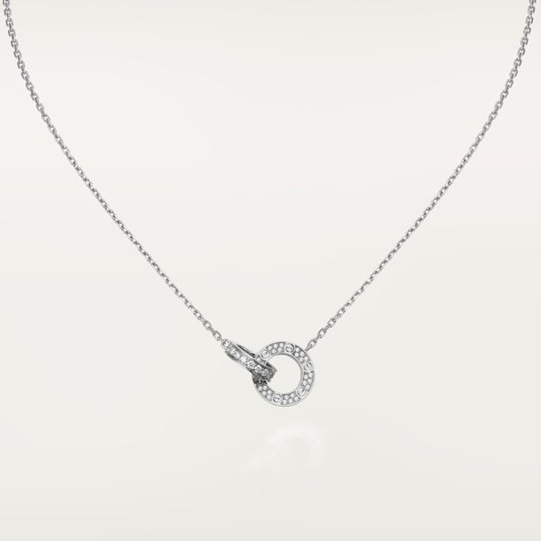  LOVE NECKLACE, DIAMOND-PAVED 