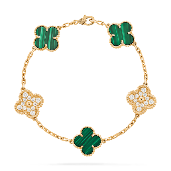  Vintage Alhambra bracelet, 5 motifs 