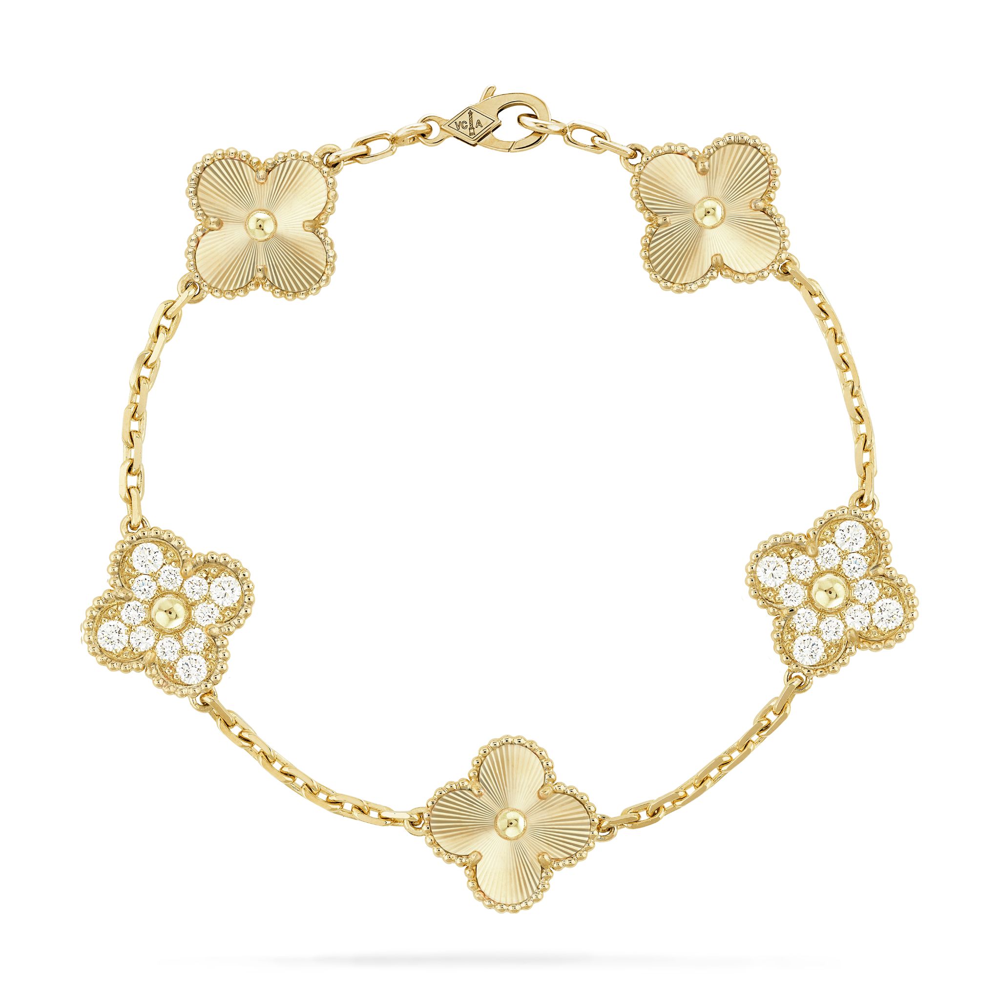  Vintage Alhambra bracelet, 5 motifs 