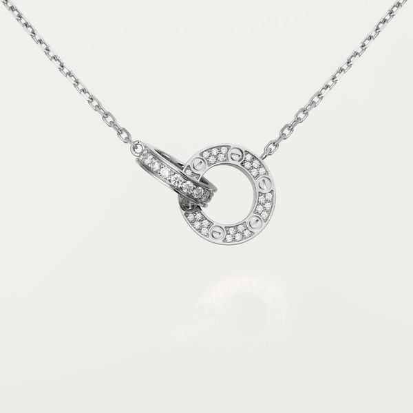  LOVE NECKLACE, DIAMOND-PAVED 