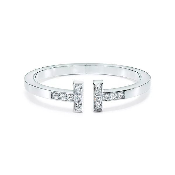  Tiffany T Princess-cut Diamond Square Bracelet 